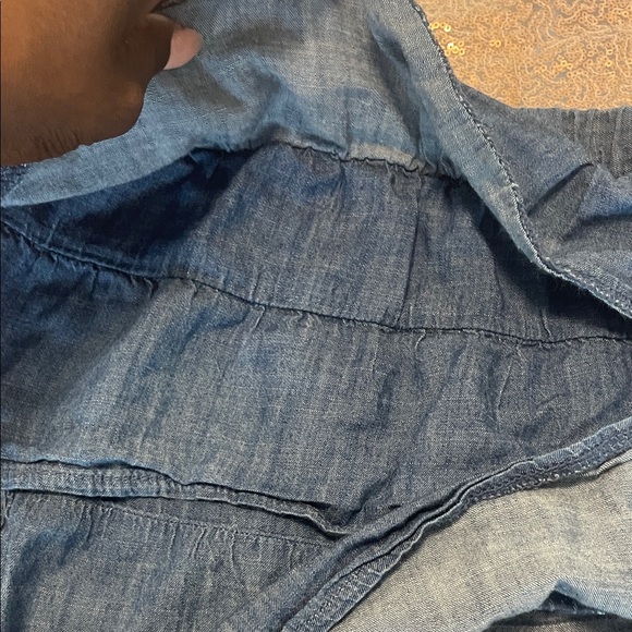 Denim Ruffle Skirt - Picture 5 of 5